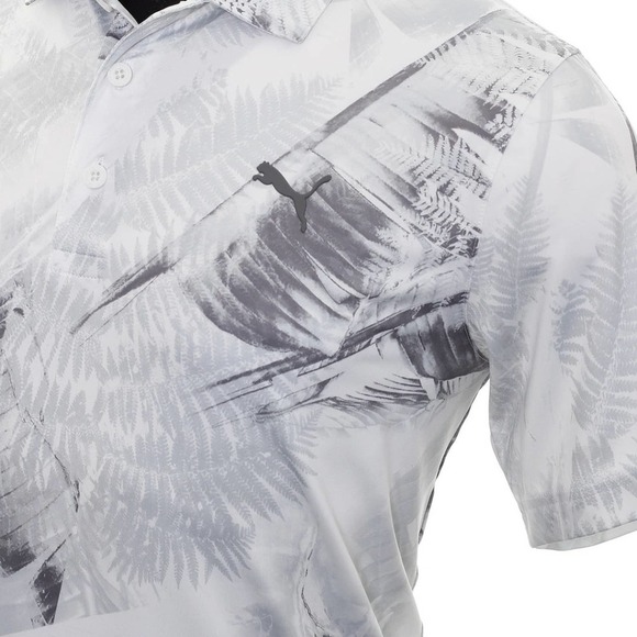 Puma Polo Shirt Palm Leaves Size Small NWT‎ - Picture 2 of 8